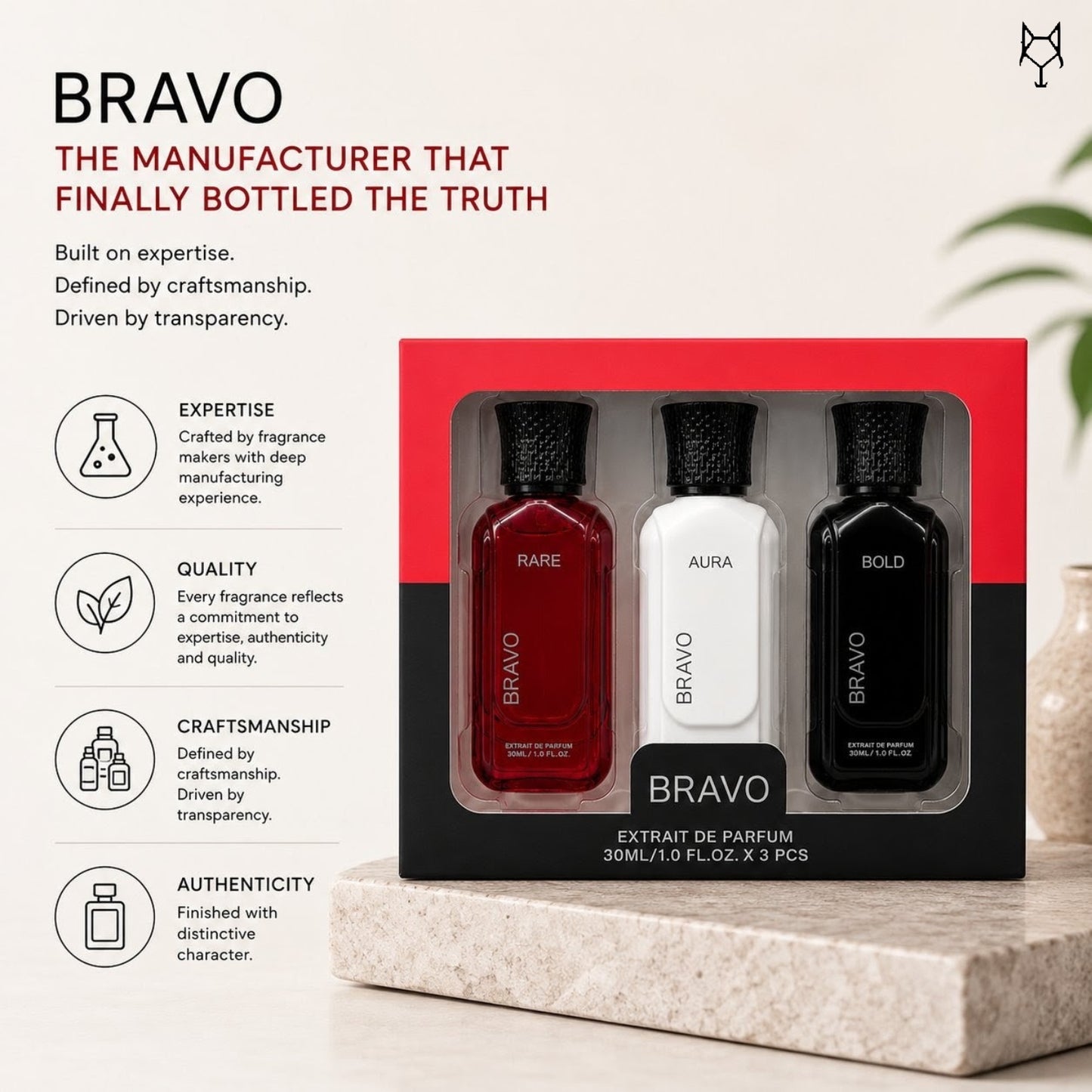Bravo Gift Set - Bold + Aura + Rare