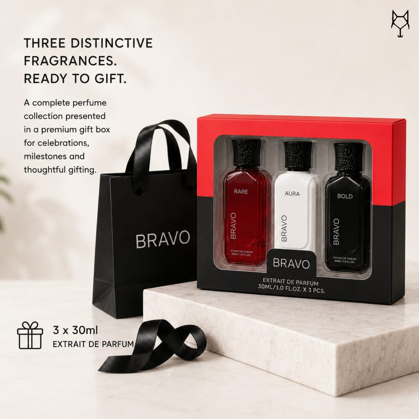 Bravo Gift Set - Bold + Aura + Rare