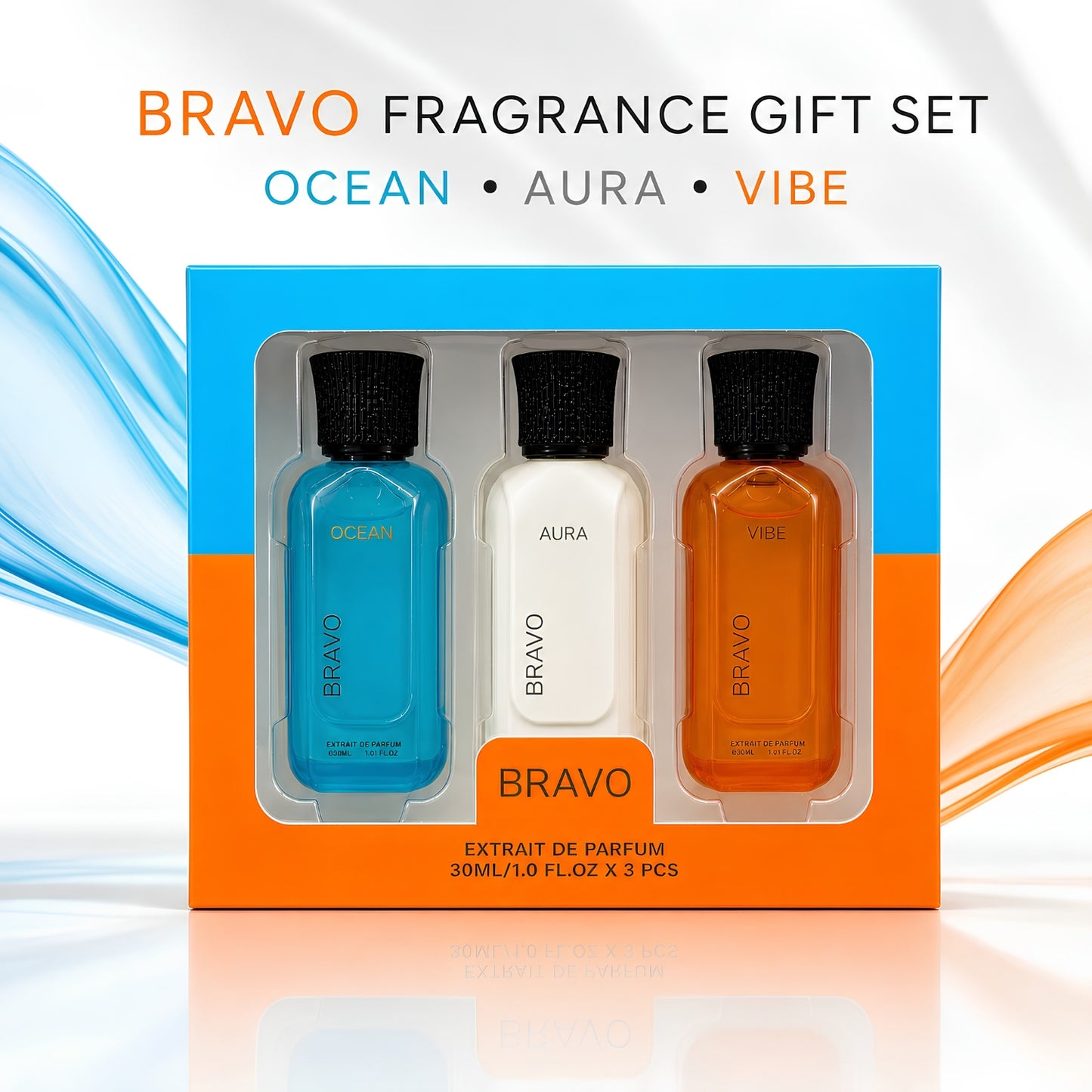 Bravo Gift Set - Vibe + Aura + Ocean